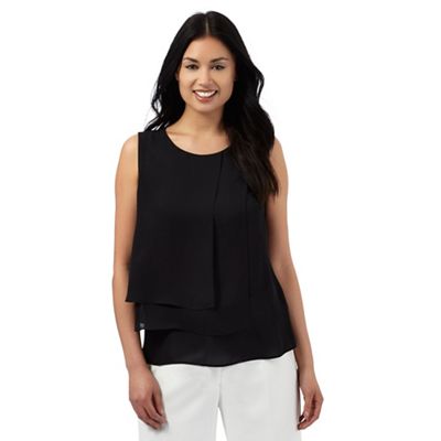 The Collection Petite Black layered top